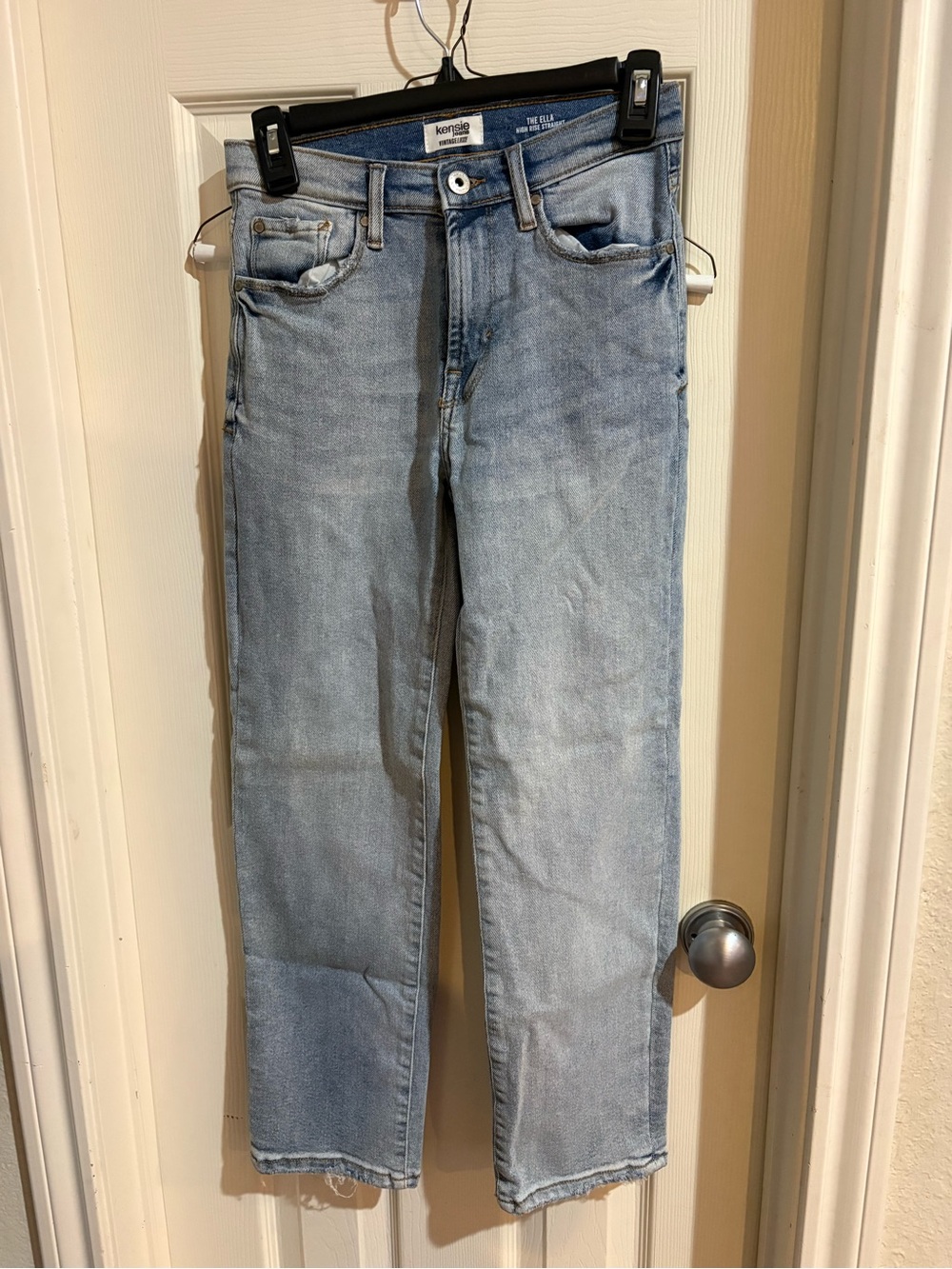 Kensie The Ella High Rise Straight Leg Jeans